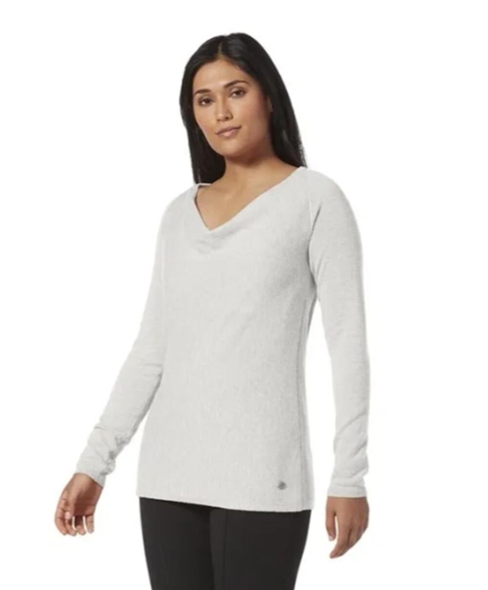 ROYAL ROBBINS Women's Westlands Cowl Sweater Medium Beige Sand Dollar NWT